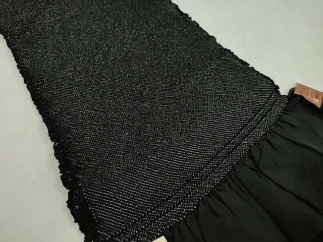 平和屋着物▼男性　和装小物　兵児帯まとめて４点　総絞り　黒　黒鳶色　濃紺　全て正絹　逸品　未使用　CABL2699ju