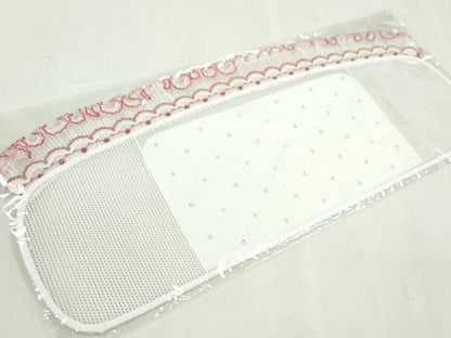 平和屋着物▼和装小物　着付け用品　メッシュ前板まとめて５点　フリルレース付き　未使用　CABL2714ju