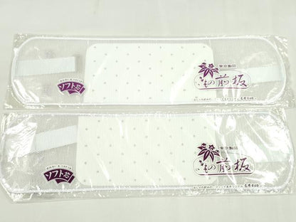 平和屋着物▼和装小物　着付け用品　メッシュ前板まとめて５点　フリルレース付き　未使用　CABL2714ju