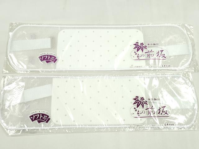 平和屋着物▼和装小物　着付け用品　メッシュ前板まとめて５点　フリルレース付き　未使用　CABL2714ju