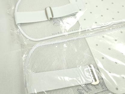 平和屋着物▼和装小物　着付け用品　メッシュ前板まとめて５点　フリルレース付き　未使用　CABL2714ju