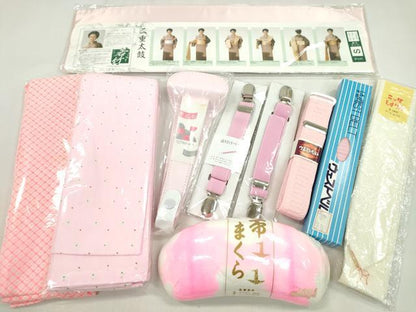 平和屋着物▼和装小物　着付け用品まとめて10点　帯板　帯枕　伊達締め　着物ベルト　帯止め　ウエストベルト　未使用多数　逸品CABL2718ju