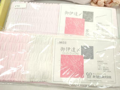 平和屋着物▼和装小物　着付け用品まとめて10点　帯板　帯枕　伊達締め　着物ベルト　腰紐　ソフトパッド　未使用多数　逸品　CABL2719ju