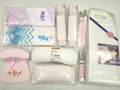 平和屋着物▼和装小物　着付け用品まとめて10点　帯板　帯枕　伊達締め　着物ベルト　腰紐　未使用多数　逸品　CABL2720ju