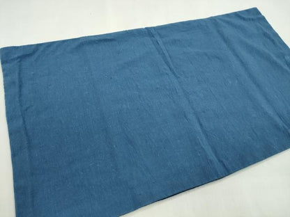 平和屋着物▼和装小物　インテリア　卓布２枚セット　絞り　天然草木染　藍染　成り物　トウモロコシ　綿　逸品　未使用　CABL2723ju