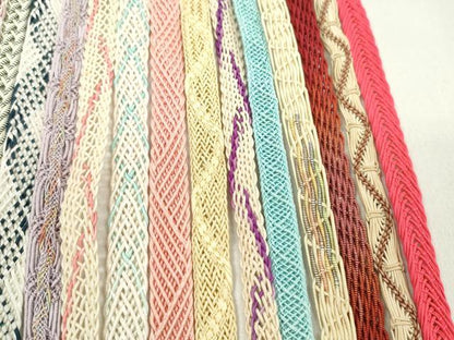 平和屋着物＊夏物　和装小物　帯締め20本セット　レース織　ラメ糸　長尺あり　逸品　CABL2765ju