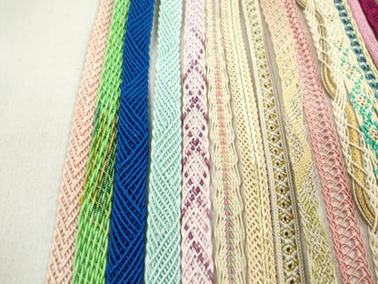 平和屋着物＊夏物　和装小物　帯締め20本セット　レース織　金銀糸　逸品　CABL2766ju
