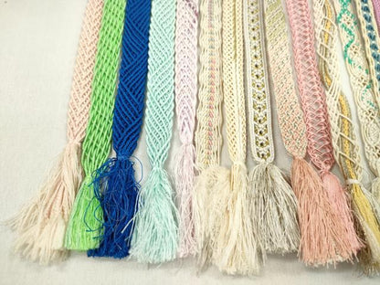 平和屋着物＊夏物　和装小物　帯締め20本セット　レース織　金銀糸　逸品　CABL2766ju