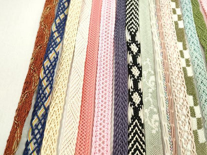 平和屋着物＊夏物　和装小物　帯締め20本セット　夏高麗　レース織　銀糸　逸品　CABL2778ju