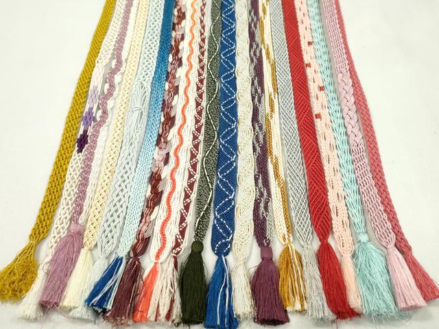 平和屋着物＊夏物　和装小物　帯締め20本セット　レース織　金糸　逸品　CABL2787ju