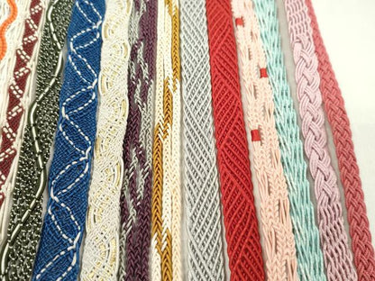 平和屋着物＊夏物　和装小物　帯締め20本セット　レース織　金糸　逸品　CABL2787ju