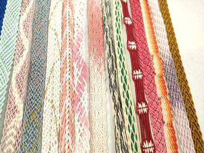 平和屋着物＊夏物　和装小物　帯締め20本セット　レース織　金糸　逸品　CABL2788ju