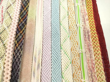 平和屋着物＊夏物　和装小物　帯締め20本セット　夏高麗　レース織　金銀糸　逸品　CABL2789ju