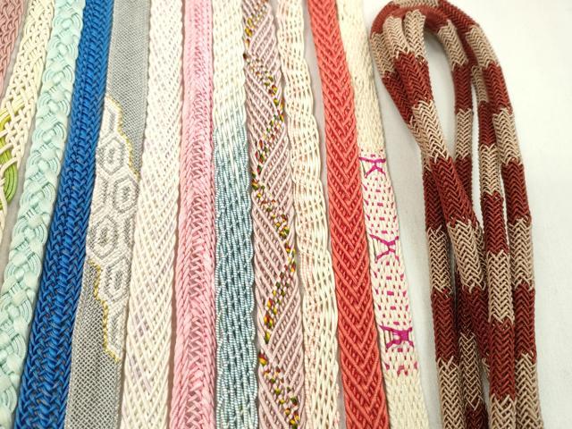 平和屋着物＊夏物　和装小物　帯締め20本セット　夏高麗　レース織　丸組　逸品　CABL2793ju