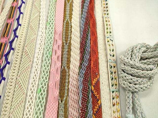 平和屋着物＊夏物　和装小物　帯締め20本セット　レース織　丸組　金銀糸　逸品　CABL2798ju