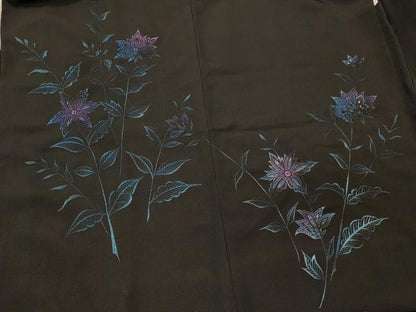 平和屋着物＃羽織 総刺繍 更紗花文 正絹 逸品 CABL2801in