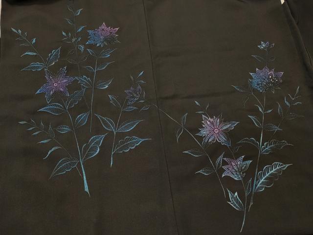 平和屋着物＃羽織 総刺繍 更紗花文 正絹 逸品 CABL2801in