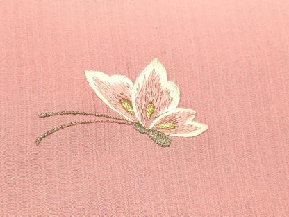 平和屋着物＃羽織 刺繍 舞蝶文 暈し染め 金銀糸 正絹 逸品 CABL2803in