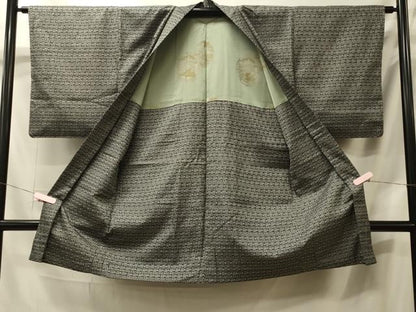 平和屋着物＃長羽織 文字文 正絹 逸品 未使用 CABL2811in