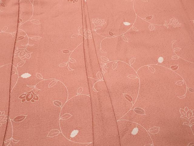 平和屋着物＃羽織　絞り　更紗花文　正絹　逸品　CABL2812in