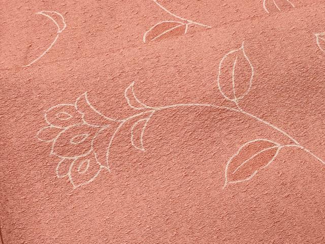 平和屋着物＃羽織　絞り　更紗花文　正絹　逸品　CABL2812in