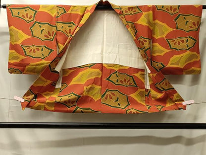 平和屋着物＃羽織 ろうけつ染め 抽象文 正絹 逸品 未使用 CABL2827in