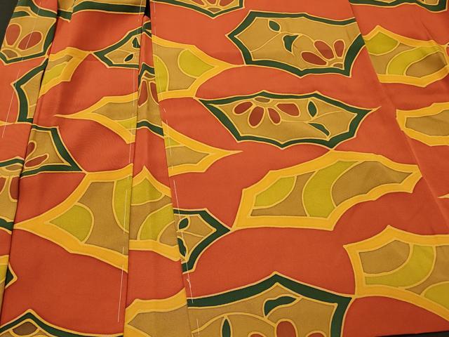 平和屋着物＃羽織 ろうけつ染め 抽象文 正絹 逸品 未使用 CABL2827in