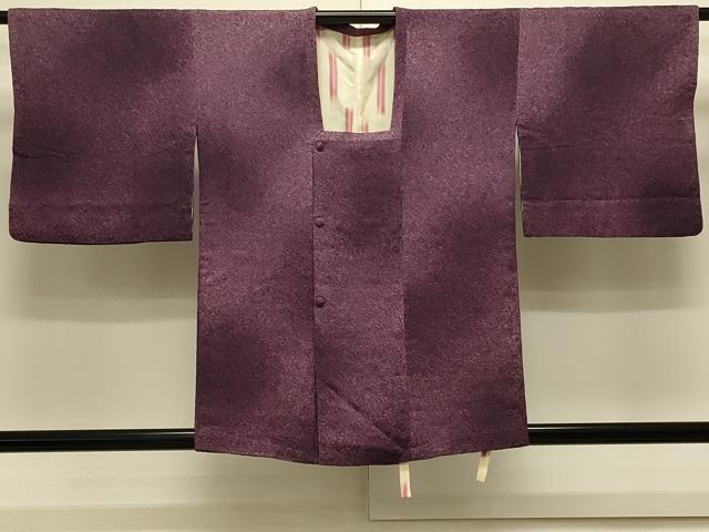 平和屋着物＃道行コート　檜垣地紋　暈し染め　正絹　逸品　CABL2834in