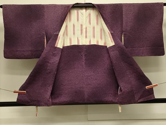 平和屋着物＃道行コート　檜垣地紋　暈し染め　正絹　逸品　CABL2834in