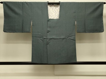 平和屋着物＃道行コート　縞　正絹　逸品　未使用　CABL2835in
