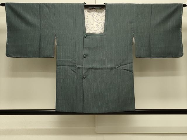 平和屋着物＃道行コート　縞　正絹　逸品　未使用　CABL2835in