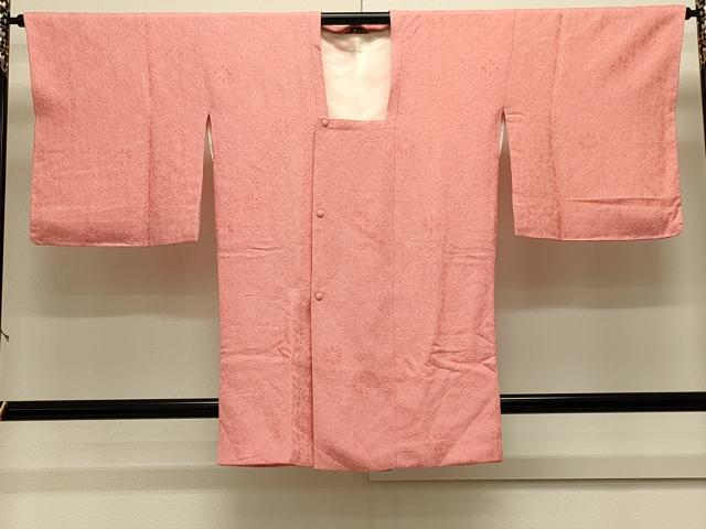 平和屋着物＃道行コート　花菱地紋　鈴乃屋扱い　正絹　逸品　CABL2836in