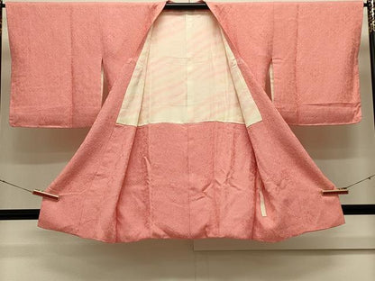 平和屋着物＃道行コート　花菱地紋　鈴乃屋扱い　正絹　逸品　CABL2836in