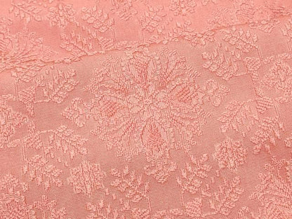 平和屋着物＃道行コート　花菱地紋　鈴乃屋扱い　正絹　逸品　CABL2836in