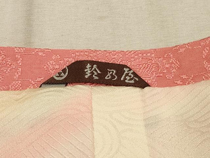 平和屋着物＃道行コート　花菱地紋　鈴乃屋扱い　正絹　逸品　CABL2836in