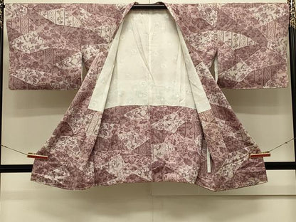 平和屋着物＃道行コート　更紗花唐草文　正絹　逸品　未使用　CABL2837in