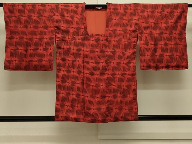 平和屋着物＃道行コート　霞文　暈し染め　正絹　逸品　CABL2839in