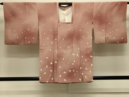 平和屋着物＃道行コート　霞文　暈し染め　正絹　逸品　CABL2840in