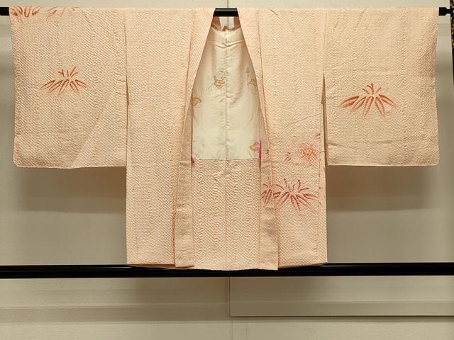 平和屋着物＃羽織 総絞り 笹竹文 正絹 逸品 未使用 CABL2843in