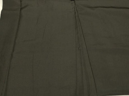 平和屋着物＃男性 羽織 黒紋付き 正絹 逸品 CABL2848in