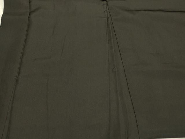 平和屋着物＃男性 羽織 黒紋付き 正絹 逸品 CABL2848in