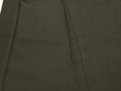 平和屋着物＃男性 長羽織 黒紋付き 正絹 逸品 CABL2849in