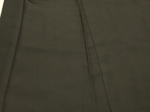 平和屋着物＃男性 長羽織 黒紋付き 正絹 逸品 CABL2849in