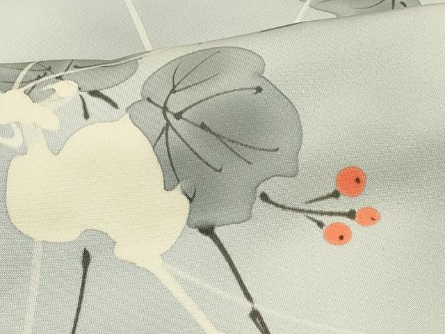 平和屋着物＃羽織 手描き 南天文 暈し染め 正絹 逸品 未使用 CABL2861in