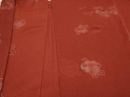 平和屋着物＃羽織 地紋起こし 草花文 正絹 逸品 未使用 CABL2867in