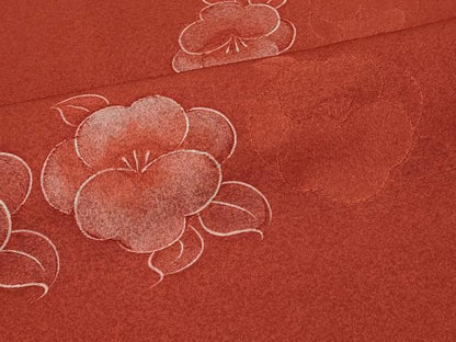 平和屋着物＃羽織 地紋起こし 草花文 正絹 逸品 未使用 CABL2867in