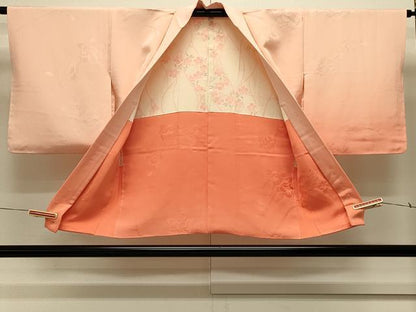 平和屋着物＃羽織 枝花地紋 暈し染め 正絹 逸品 未使用 CABL2871in