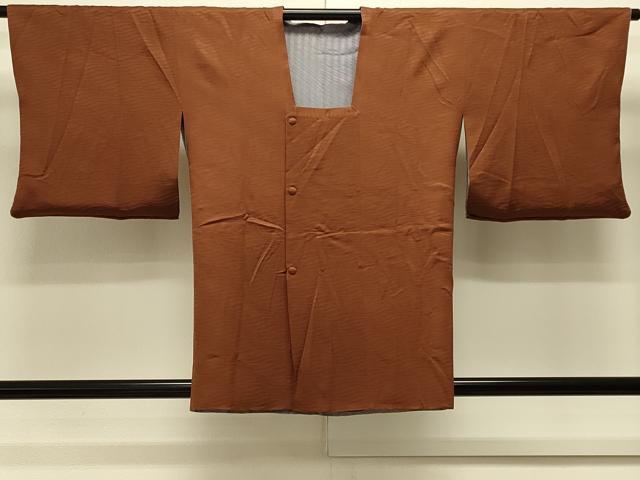 平和屋着物＃道行コート　リバーシブル　間道地紋　暈し染め　正絹　逸品　CABL2874in