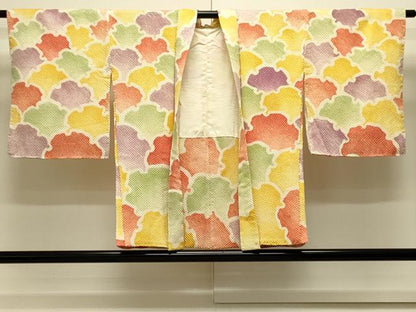 平和屋着物＃名門 藤娘きぬたや・総絞り 羽織 雪輪重ね文 正絹 逸品 未使用 CABL2882in