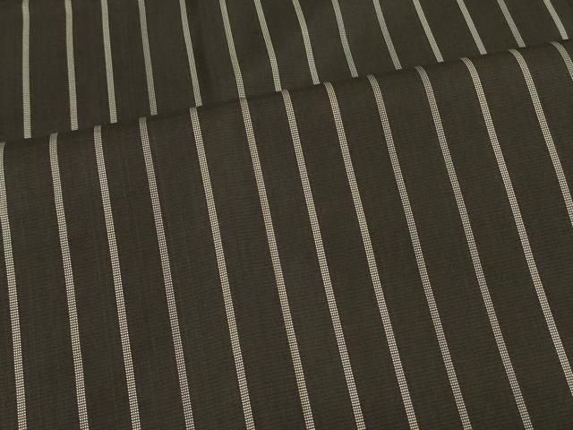 平和屋着物＃本場縞大島紬　道行コート　縞　ロング丈　正絹　逸品　CABL2883in